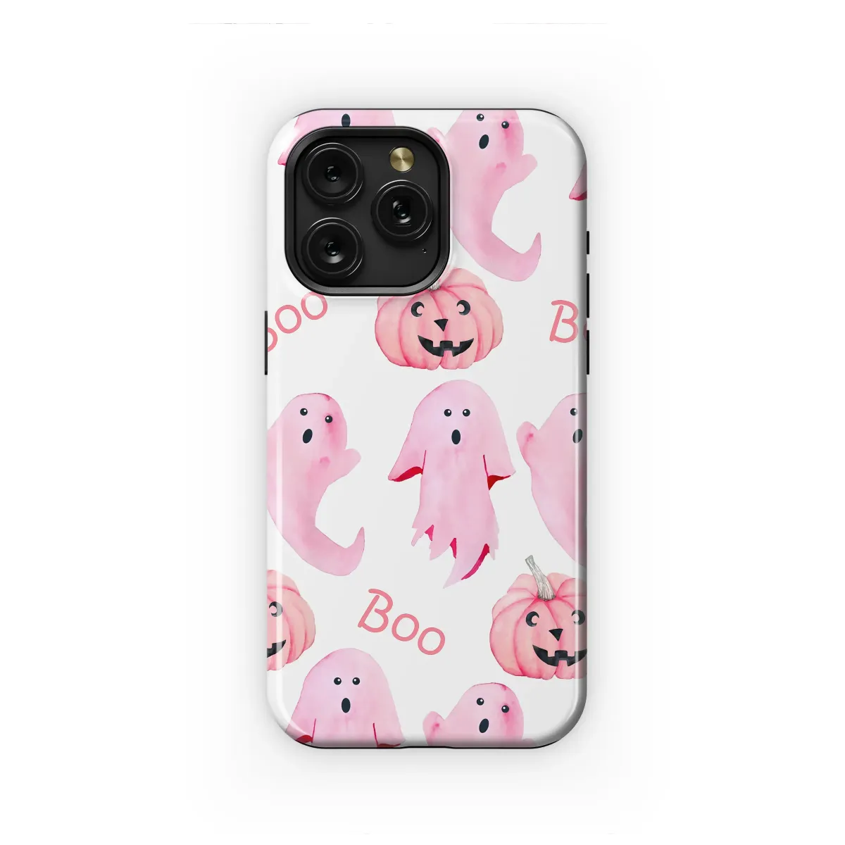 Boo-tiful Pink Spooky Season Friends Phone Case iPhone Samsung Cover Pixel 7022 - Image 1