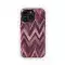 Bordeaux Zig Zag Watercolor Print Phone Case iPhone Samsung Cover Pixel 3429 - Image 1