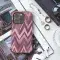 Bordeaux Zig Zag Watercolor Print Phone Case iPhone Samsung Cover Pixel 3429 - Image 3