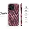 Bordeaux Zig Zag Watercolor Print Phone Case iPhone Samsung Cover Pixel 3429 - Image 6