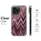 Bordeaux Zig Zag Watercolor Print Phone Case iPhone Samsung Cover Pixel 3429 - Image 8
