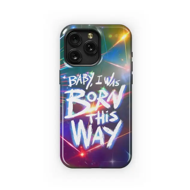 Born This Way Neon
 Phone Case iPhone Samsung Cover Pixel 4233