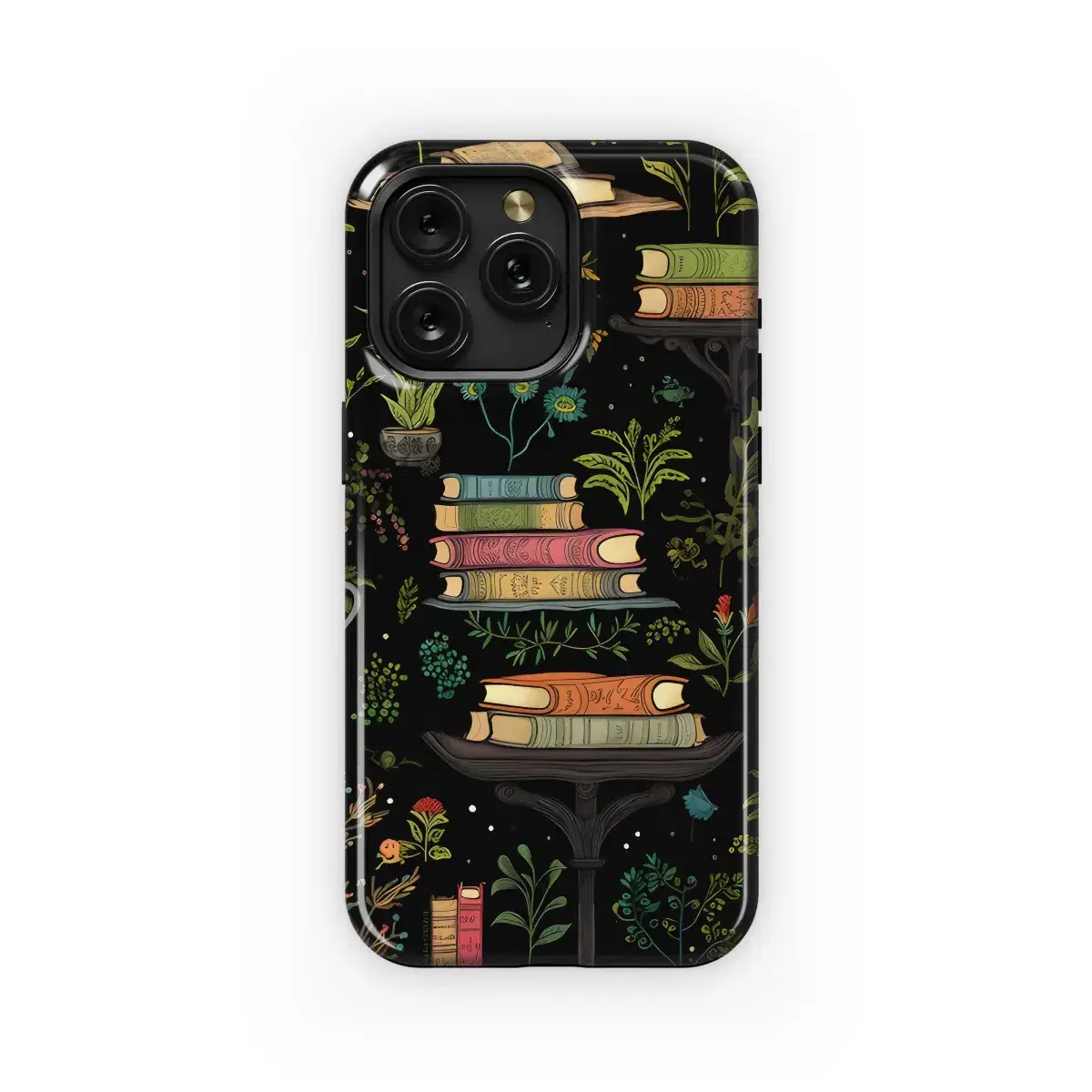 Botanical Bookshelf Phone Case iPhone Samsung Cover Pixel 5117 - Image 1
