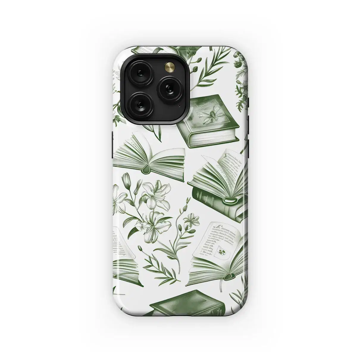 Botanical Bookworm
 Phone Case iPhone Samsung Cover Pixel 5815 - Image 1
