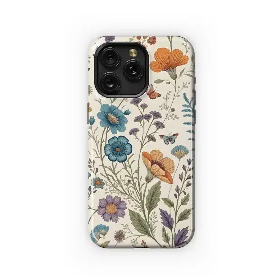 Botanical Butterflies Delight Phone Case iPhone Samsung Cover Pixel 4899 - Image 1