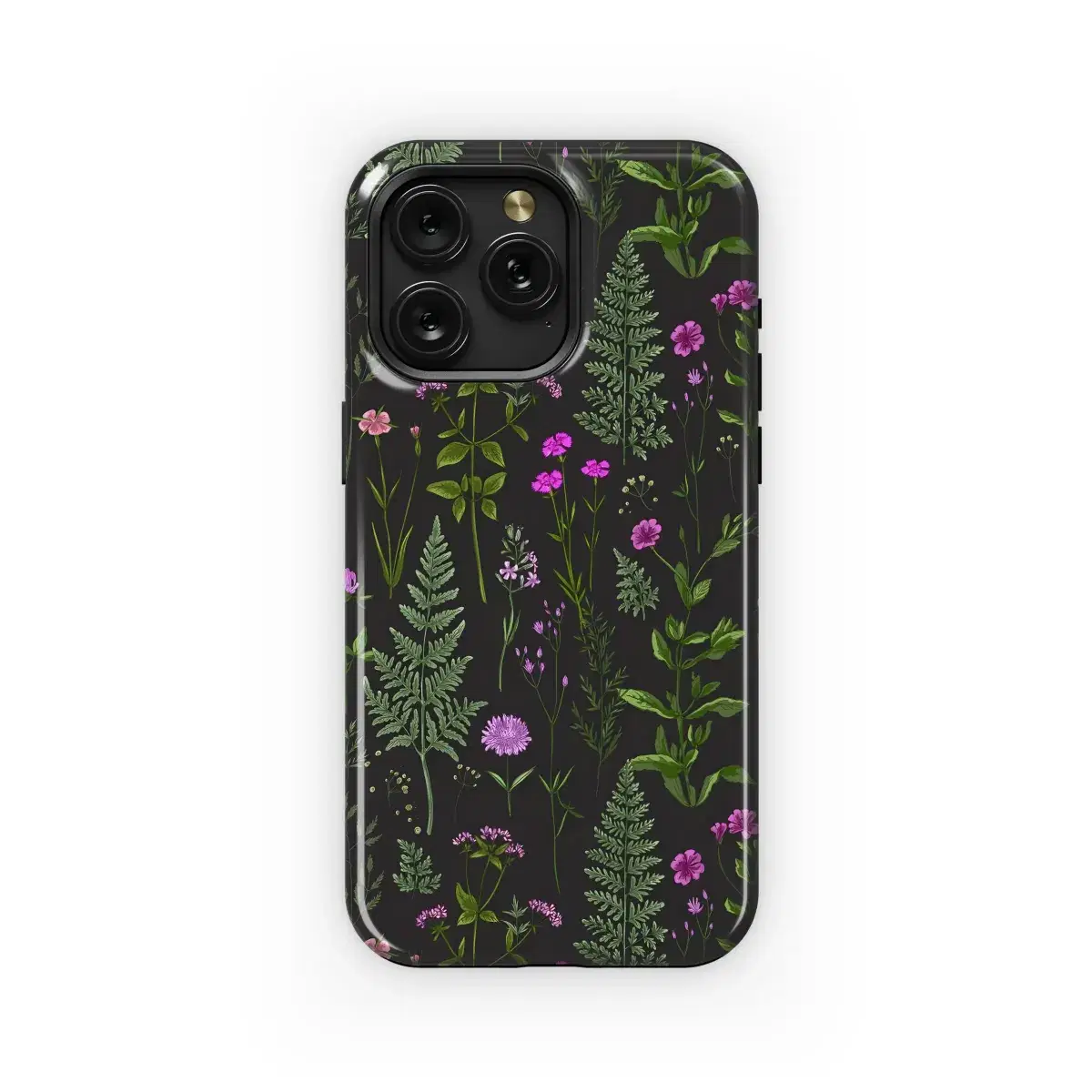 Botanical Dark Bloom Print
 Phone Case iPhone Samsung Cover Pixel 5867 - Image 1