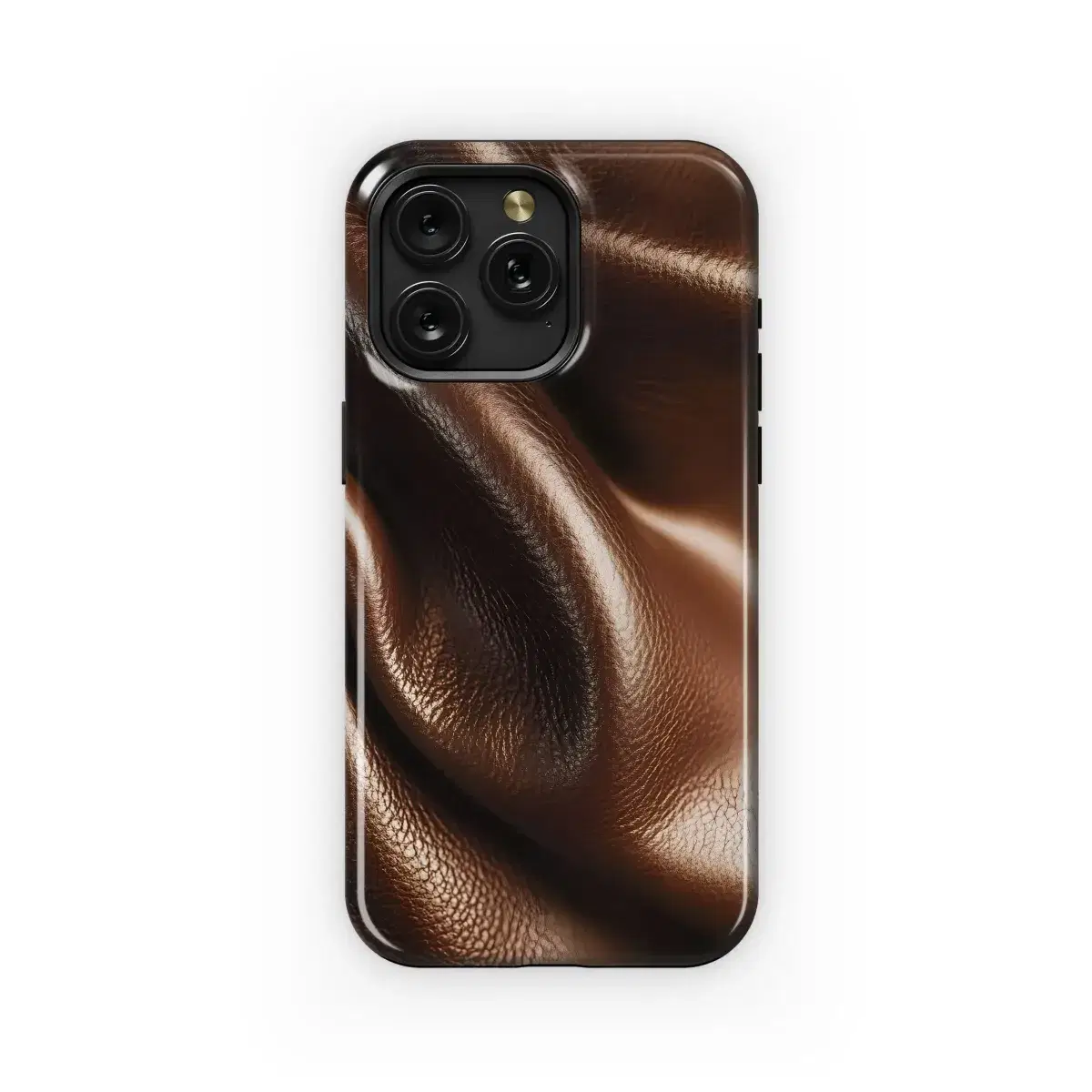 Brown Leather Texture Phone Case iPhone Samsung Cover Pixel 4848 - Image 1