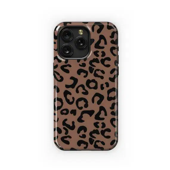 Brown Leopard Print Phone Case iPhone Samsung Cover Pixel 5770 - Image 1