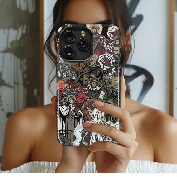 Bumble Bee Floral Garden Phone Case iPhone Samsung Cover Pixel 4865 - Image 1