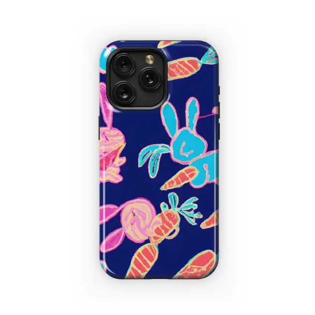 Bunny Carrot Pastel Phone Case iPhone Samsung Cover Pixel 3381