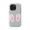 Bunny Footprints Design
 Phone Case iPhone Samsung Cover Pixel 4726 - Image 1