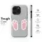 Bunny Footprints Design
 Phone Case iPhone Samsung Cover Pixel 4726 - Image 6