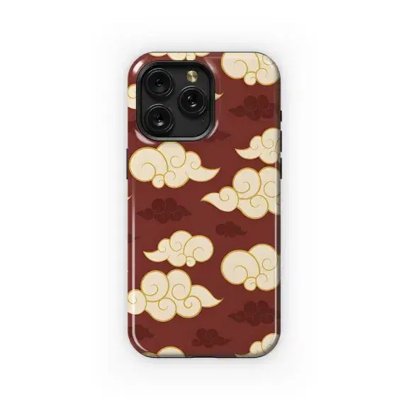 Burgundy Cloudscape Phone Case iPhone Samsung Cover Pixel 5201 - Image 1