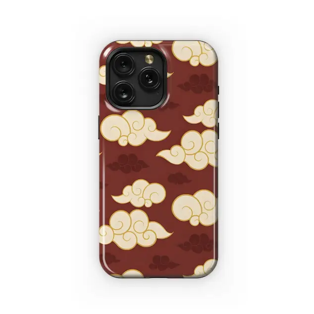 Burgundy Cloudscape Phone Case iPhone Samsung Cover Pixel 5201