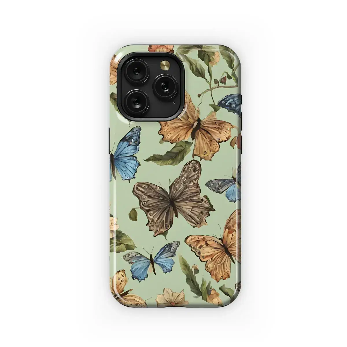 Butterflies Floral Design
 Phone Case iPhone Samsung Cover Pixel 5868 - Image 1