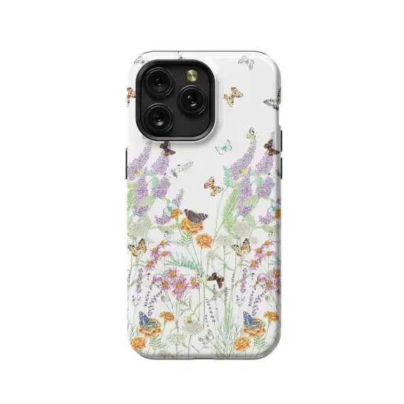Butterfly Floral Phone Case iPhone Samsung Pixel & More - Image 1