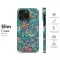 Butterfly Garden on Teal Phone Case iPhone Samsung Cover Pixel 4870 - Image 7