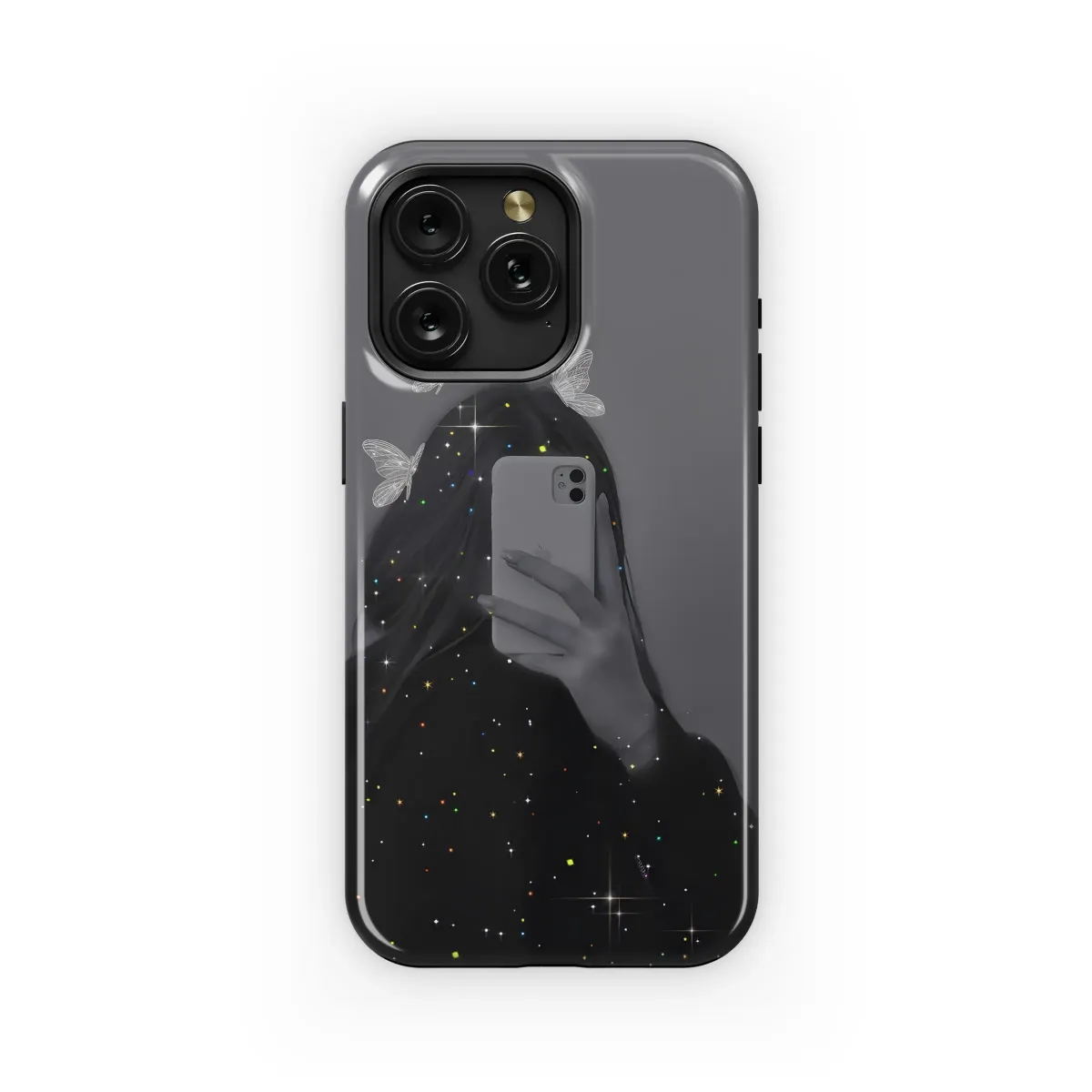 Butterfly Sparkle Selfie Design
 Phone Case iPhone Samsung Cover Pixel 5783 - Image 1