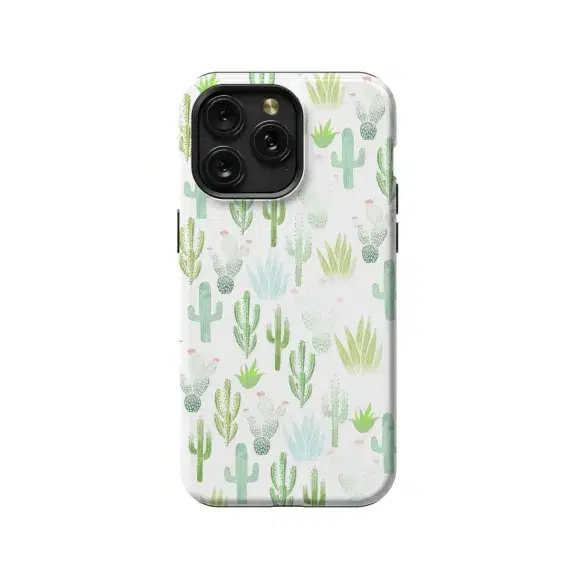 Cactus Phone Case iPhone Samsung Pixel & More - Image 1