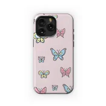 Cartoon butterfly Phone Case iPhone Samsung Cover Pixel 3955 - Image 1
