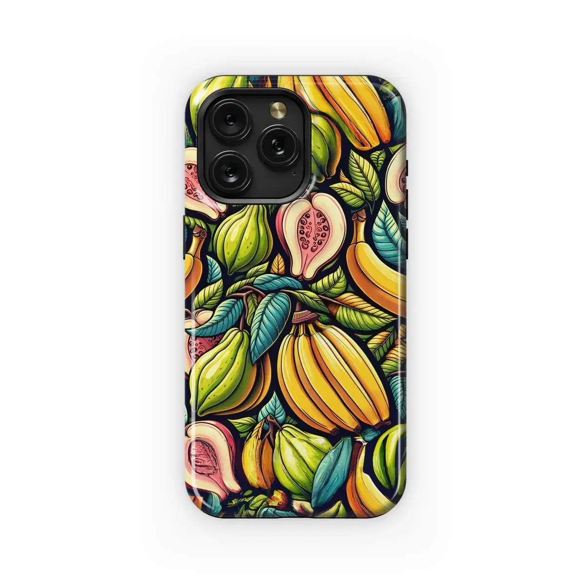 Cartoon Guava Bananas Phone Case iPhone Samsung Cover Pixel 3109 - Image 1