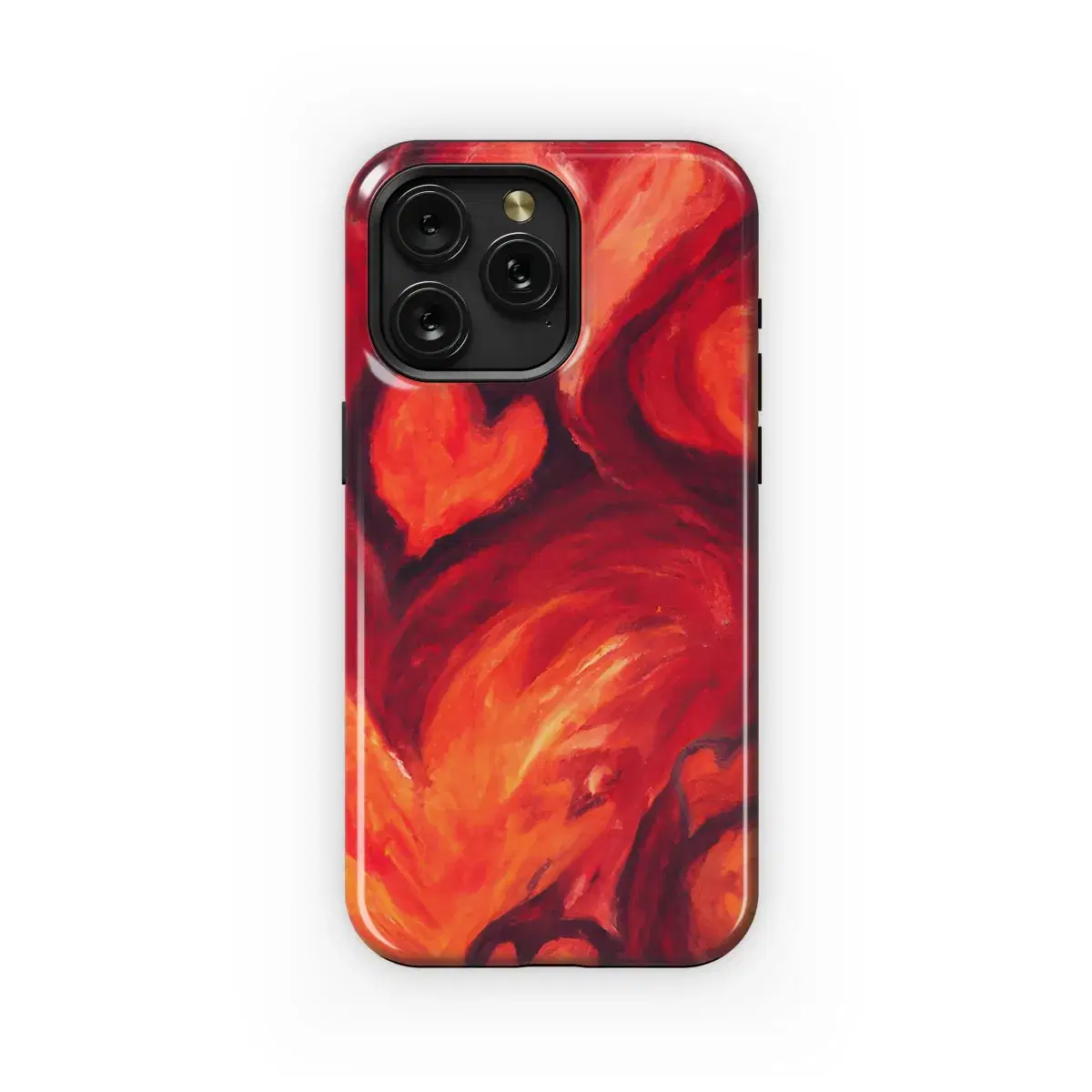 Cartoon Valentine's Day Hearts Phone Case iPhone Samsung Cover Pixel 3591 - Image 1