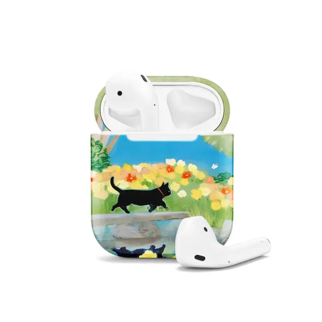 Cat AirPods Case AirPods Pro AirPods Pro 2 AirPods 3 AirPods 2 Glossy 1257