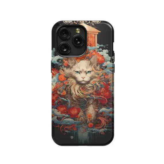 Cat Monarch Phone Case iPhone Samsung Pixel & More - Image 1