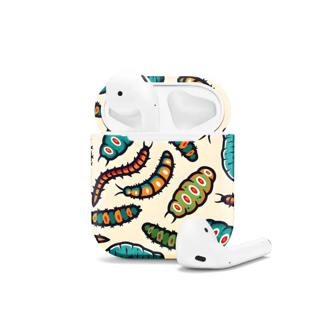 Caterpillar of Halloween Insect Worm Bug AirPods Case AirPods Pro AirPods Pro 2 AirPods 3 AirPods 2 Glossy 1509