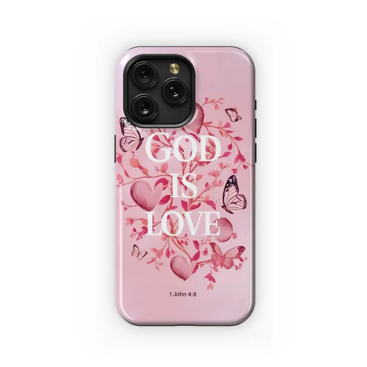 Catholic Christian Jesus Floral God Love Phone Case iPhone Samsung Cover Pixel 2006 - Image 1