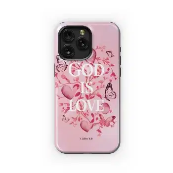 Catholic Christian Jesus Floral God Love Phone Case iPhone Samsung Cover Pixel 2006 - Image 1