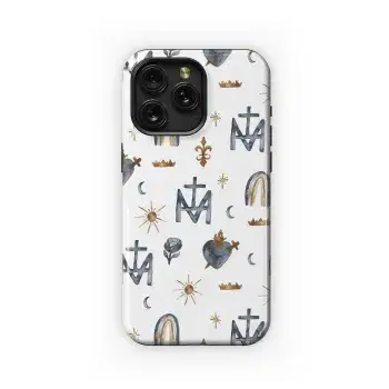 Catholic Christian Jesus Phone Case iPhone Samsung Cover Pixel 2001 - Image 1