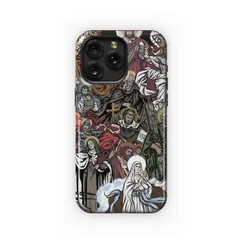 Catholic Christian Jesus Renaissance Collage Phone Case iPhone Samsung Cover Pixel 1996 - Image 1
