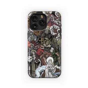 Catholic Saints Collective Art Design Phone Case iPhone Samsung Cover Pixel 4935 - Image 1