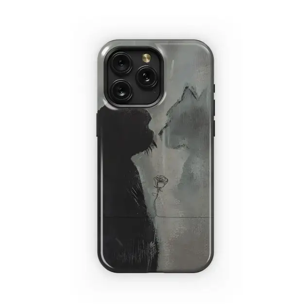 Cats, Rose, Grey Romance
 Phone Case iPhone Samsung Cover Pixel 4762