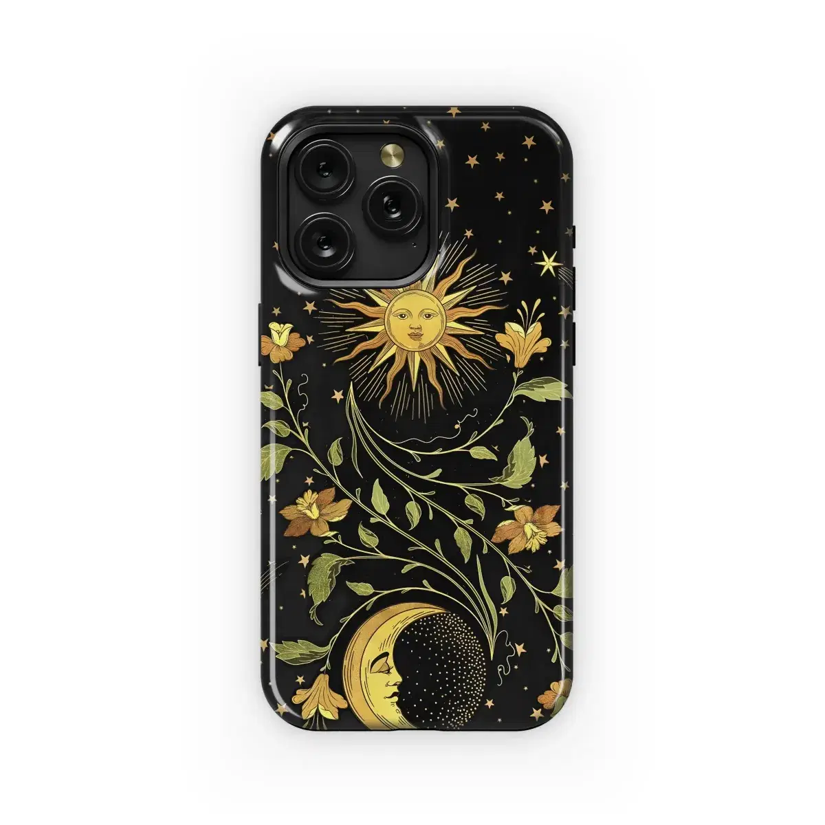 Celestial Blooms Gold
 Phone Case iPhone Samsung Cover Pixel 5872 - Image 1