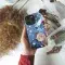 Celestial Blue Stars Phone Case iPhone Samsung Pixel & More - Image 1