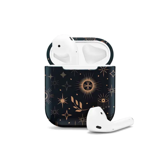 Celestial Boho Stars Moons and Planets AirPods Case AirPods Pro AirPods Pro 2 AirPods 3 AirPods 2 Glossy 1428
