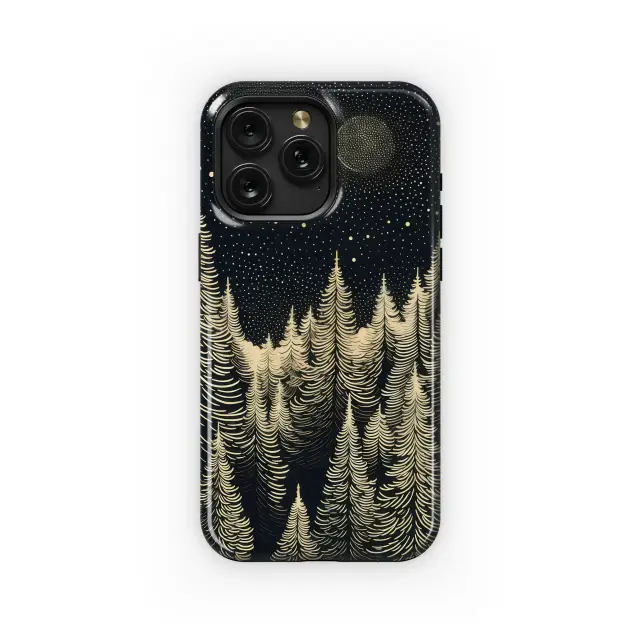 Celestial Forest Under a Starry Night Phone Case iPhone Samsung Cover Pixel 7857