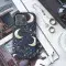 Celestial Gold Moon Flora Pattern Phone Case iPhone Samsung Cover Pixel 5247 - Image 3