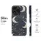 Celestial Gold Moon Flora Pattern Phone Case iPhone Samsung Cover Pixel 5247 - Image 7