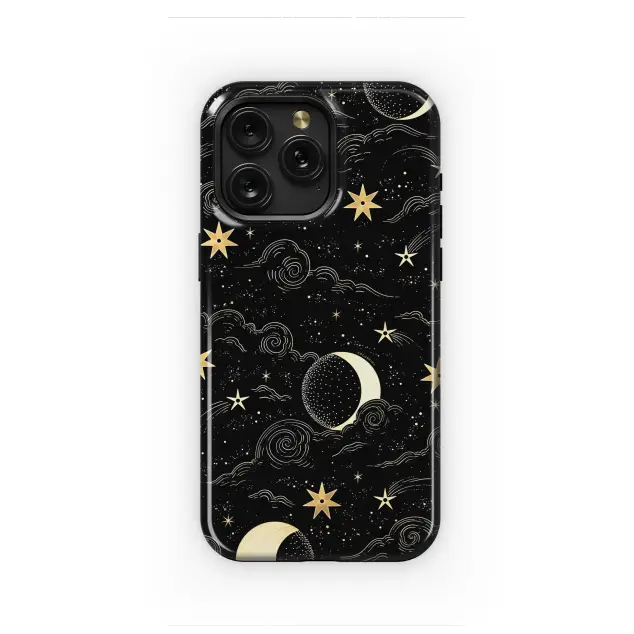 Celestial Gold Night
 Phone Case iPhone Samsung Cover Pixel 5691