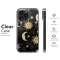 Celestial Harmony Golden Night Sky Phone Case iPhone Samsung Cover Pixel 7884 - Image 8