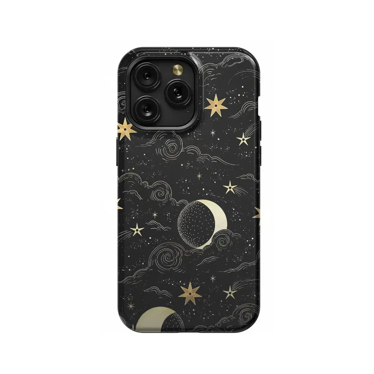 Celestial Moon Astrology Dark Phone Case iPhone Samsung Pixel & More - Image 1