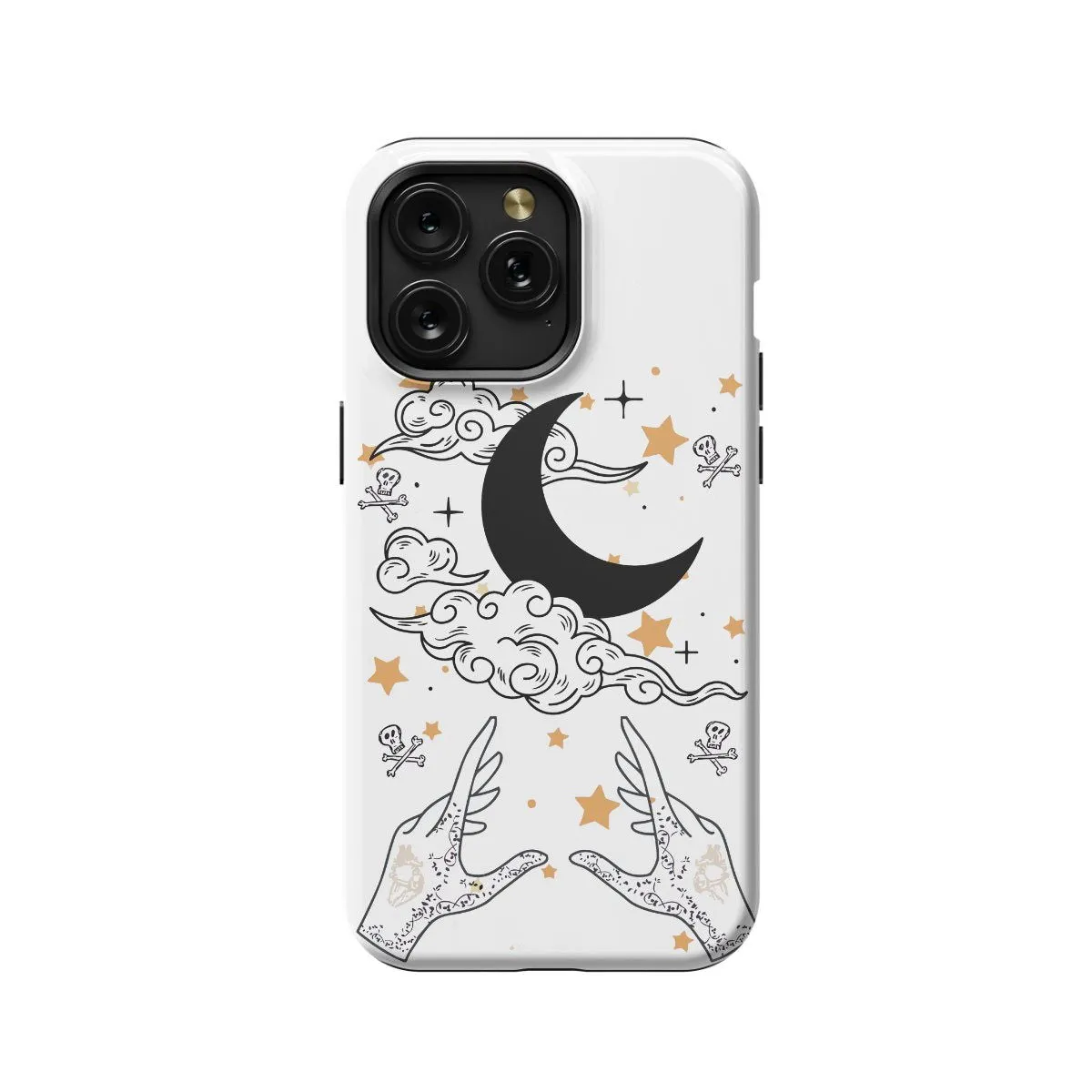 Celestial Moon Stars and Phone Case iPhone Samsung Pixel & More - Image 1