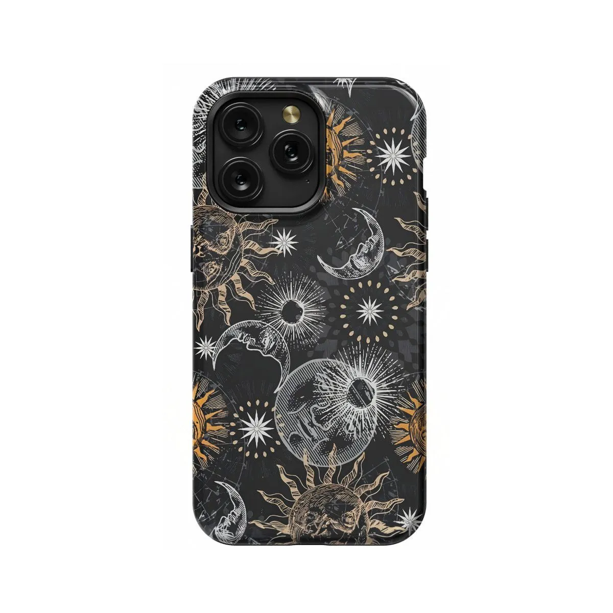 Celestial Moon Stars Night Phone Case iPhone Samsung Pixel & More - Image 1