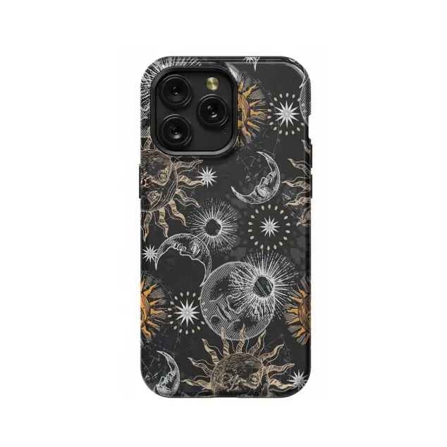 Celestial Moon Stars Night Phone Case iPhone Samsung Pixel & More