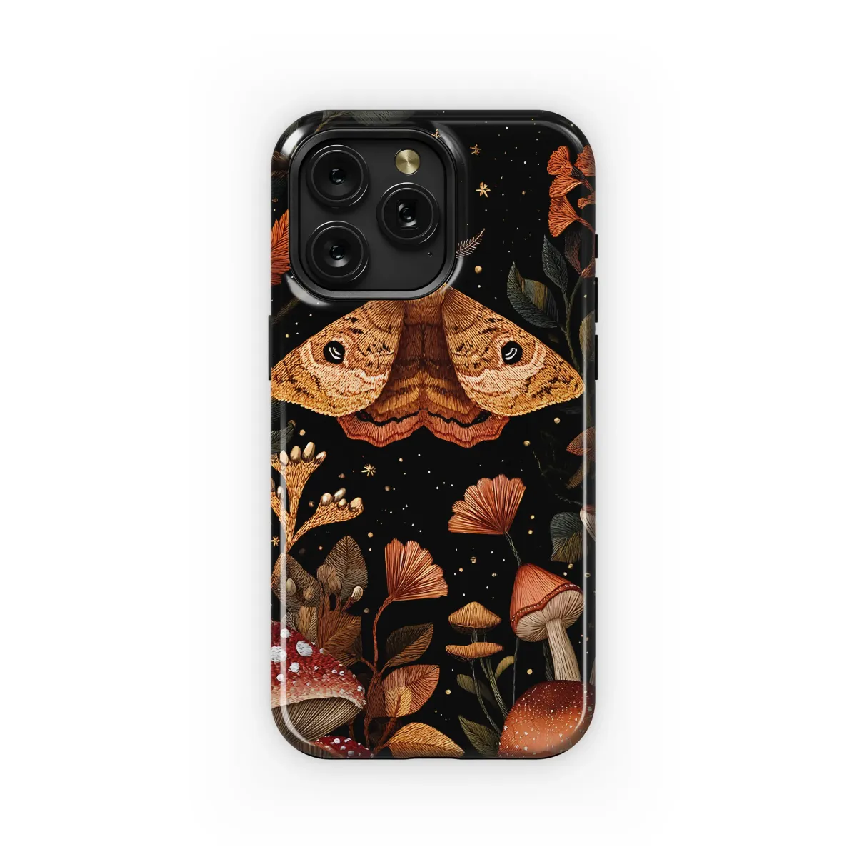 Celestial Moth and Forest Floor Phone Case iPhone Samsung Cover Pixel 7801 - Image 1