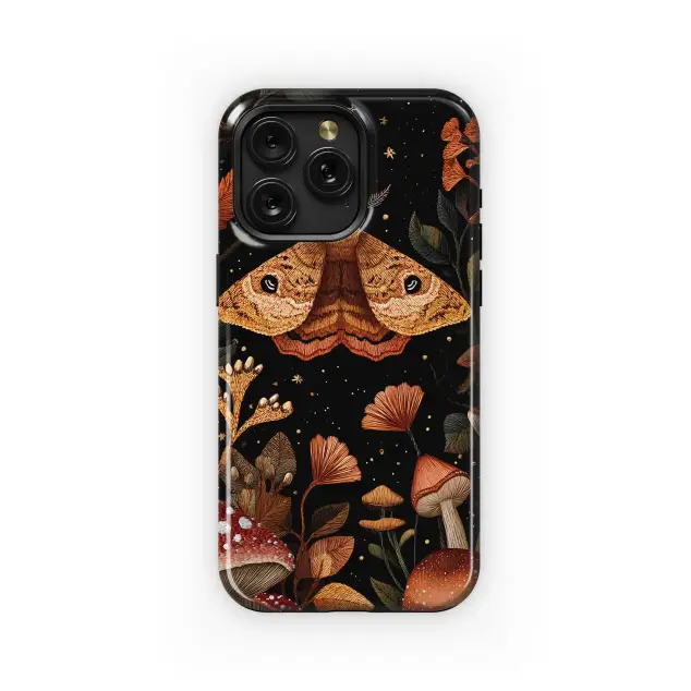 Celestial Moth and Forest Floor Phone Case iPhone Samsung Cover Pixel 7801