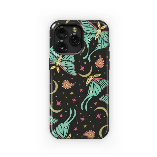 Celestial Moth Paisley Phone Case iPhone Samsung Cover Pixel 2725